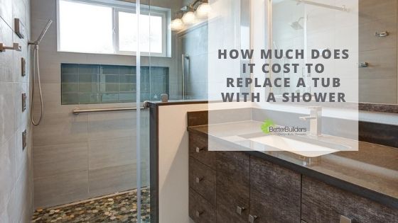 Cost To Replace A Tub With Shower, How To Convert Old Bathtub Into Shower Stall